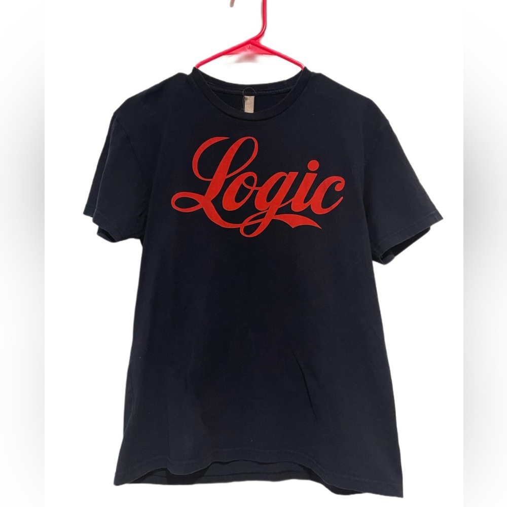 Logic rapper cola style logo T shirt 85